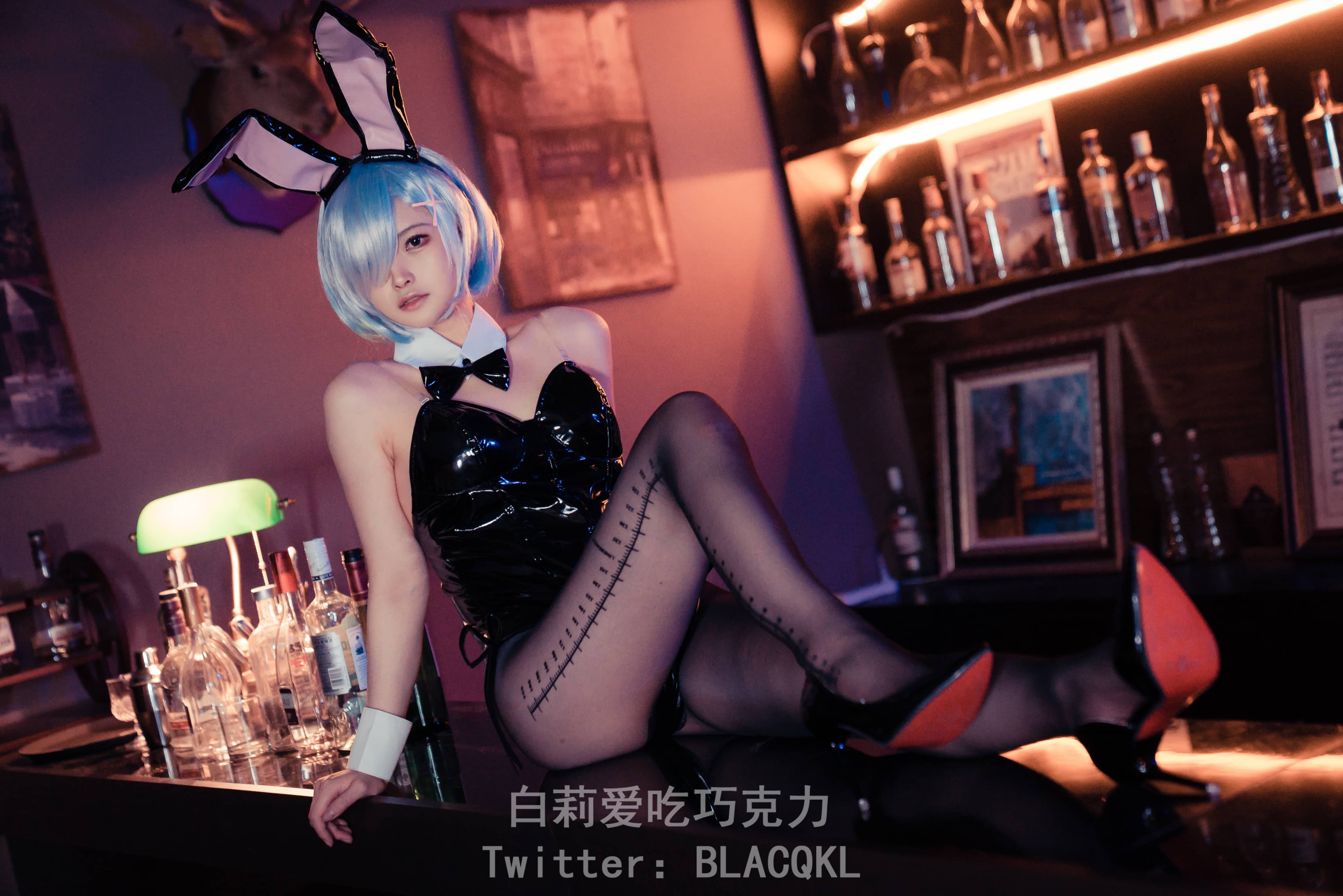 [会员][白莉爱吃巧克力]雷姆 兔女郎[71P/584MB]