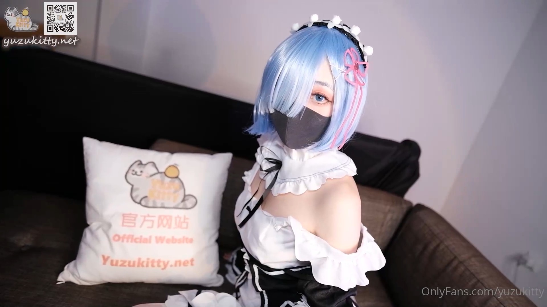 [会员][视频]Yuzukitty柚子猫 - 雷姆（1V/500MB）