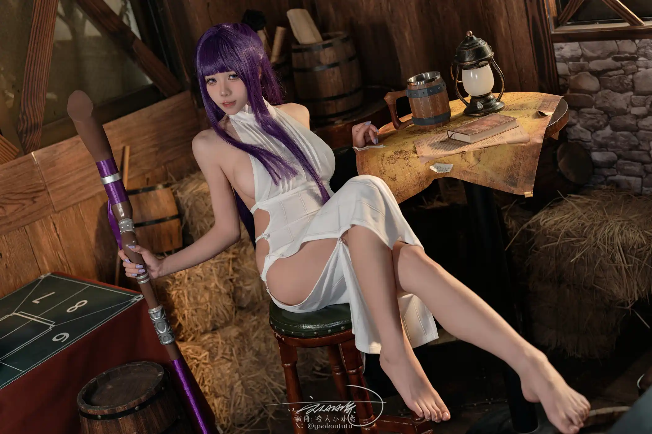 [会员][视图]咬一口兔娘（黏黏团子兔） - 酩酊大喷菇（75P+1V/750MB）