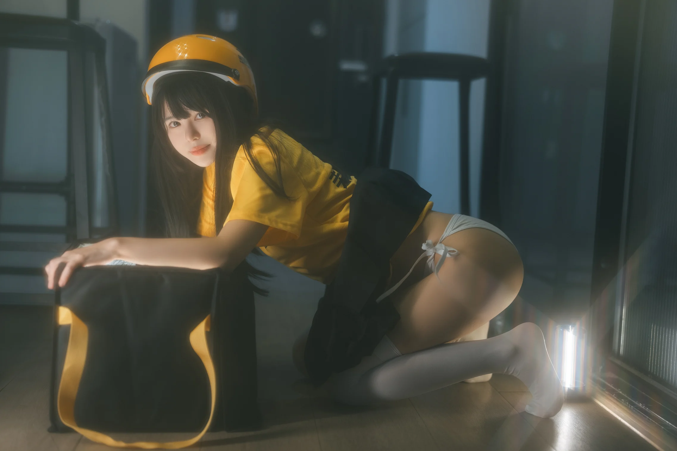 [图包]rua阮阮 - 白丝外卖员（40P/390MB）