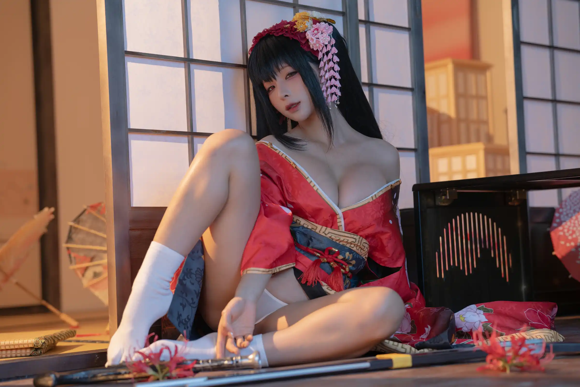 [会员][视图]蠢沫沫 - 狂三和服（261P+8V/1.66G）