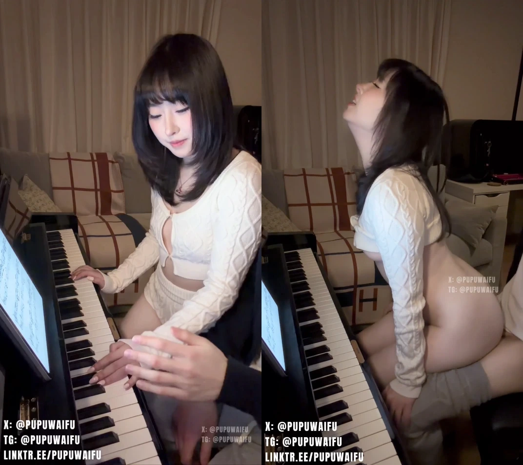Pupu噗噗（pupuwaifu） – 我的手在琴键上 你的手在我身上 [2V/1.45GB]