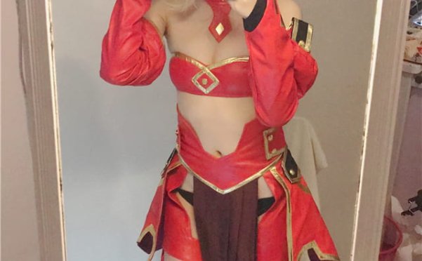 [少女映画]莫德雷德战斗服 自拍系列[33P/24MB]